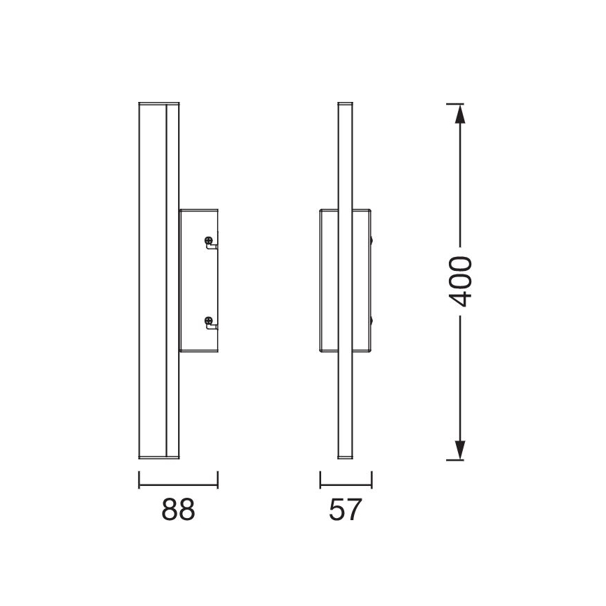 Osram - LED prigušiva rasveta za ogledalo ORBIS MIRROR LED/6,8W/230V 40 cm 3000/4000K IP44 bela