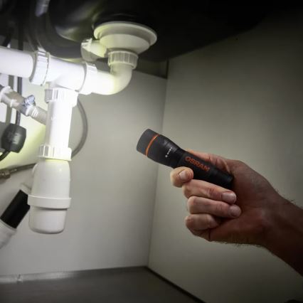 Osram - LED prigušiva baterijska lampa LEDINSPECT TORCH 450 ESSENTIAL LED/6W/3xAAA IP44
