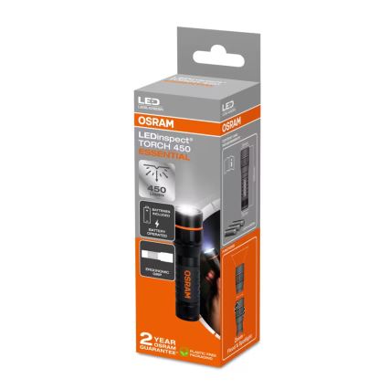 Osram - LED prigušiva baterijska lampa LEDINSPECT TORCH 450 ESSENTIAL LED/6W/3xAAA IP44