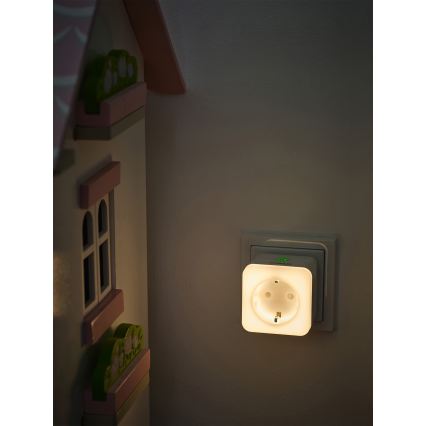 Osram - LED prigušiva utičnica sa osvetljenjem SCHUKO SMART+ NIGHTLIGHT 3680W/230V Wi-Fi