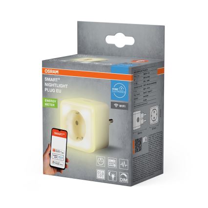 Osram - LED prigušiva utičnica sa osvetljenjem SCHUKO SMART+ NIGHTLIGHT 3680W/230V Wi-Fi