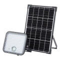 Osram - LED prigušiva solarni reflektor sa senzorom ENDURA LED/30W/6,4V 4000K IP65 crna + daljinski upravljač