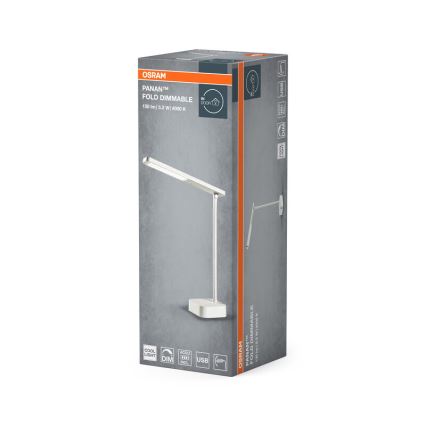 Osram - LED prigušiva stona lampa na dodir PANAN LED/5,2W/5V 1200 mAh CRI 90