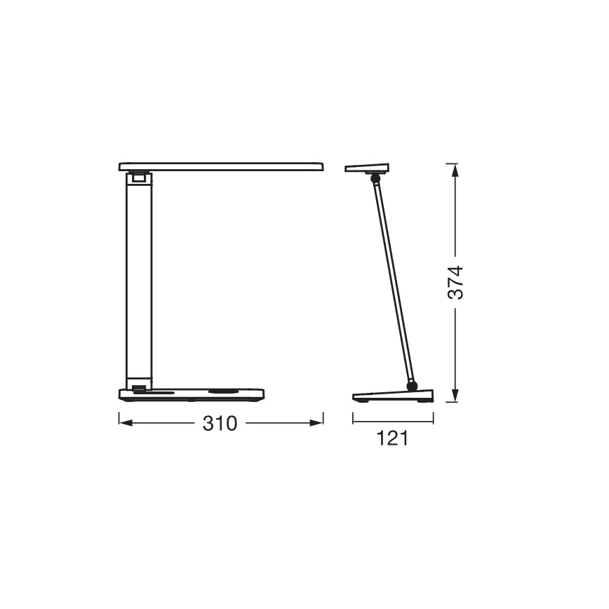 Osram - LED prigušiva stona lampa OFFICE LINE LED/7W/230V 3000/4000/6500K bela