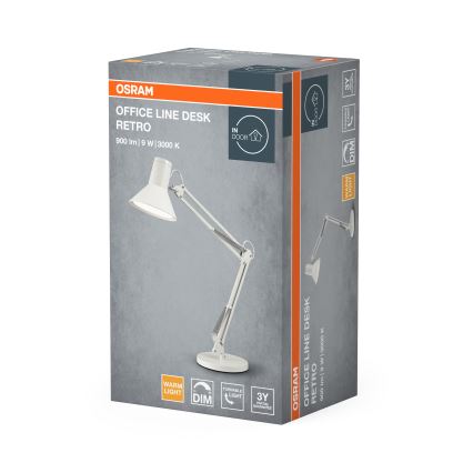 Osram - LED prigušiva stona lampa OFFICE LINE LED/9W/230V 3000K bela