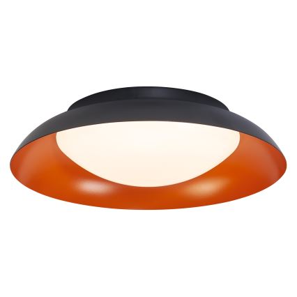 Osram - LED prigušiva stropna svetiljka ORBIS PLATE LED/35W/230V, prečnik 43 cm, narandžasta/crna