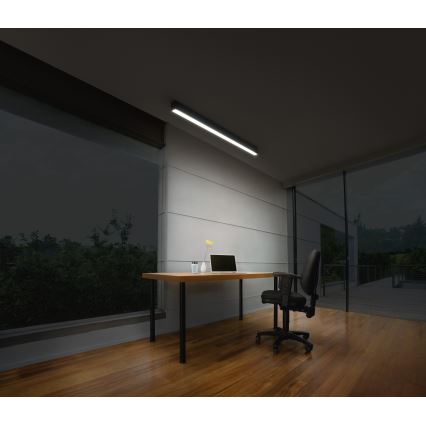 Osram - LED prigušiva stropna svetiljka OFFICE LINE LED/11/20/30W/230V 4000K 112,6 cm crna