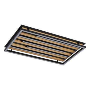 Osram - LED Prigušiva stropna svetiljka ORBIS ACOUSTIC LED/30W/230V 51x31 cm borovina
