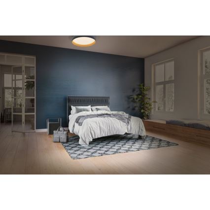 Osram - LED prigušiva plafonska svetiljka ORBIS LIVIA LED/16W/230V preč. 30 cm antracit/braon