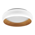 Osram - LED prigušiva stropna svetiljka ORBIS LIVIA LED/16W/230V prečnik 30 cm bela/smeđa