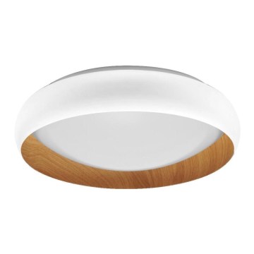 Osram - LED prigušiva stropna svetiljka ORBIS LIVIA LED/24W/230V prečnik 43 cm bela/smeđa