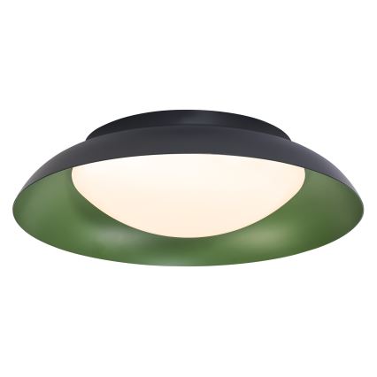 Osram - LED prigušiva stropna svetiljka ORBIS PLATE LED/19W/230V Ø 31 cm zelena/crna