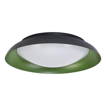 Osram - LED prigušiva stropna svetiljka ORBIS PLATE LED/35W/230V prečnik 43 cm zelena/crna