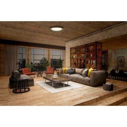 Osram - LED plafonsko svetlo prigušiva PLATE LED/19W/230V pr. 31 cm zelena