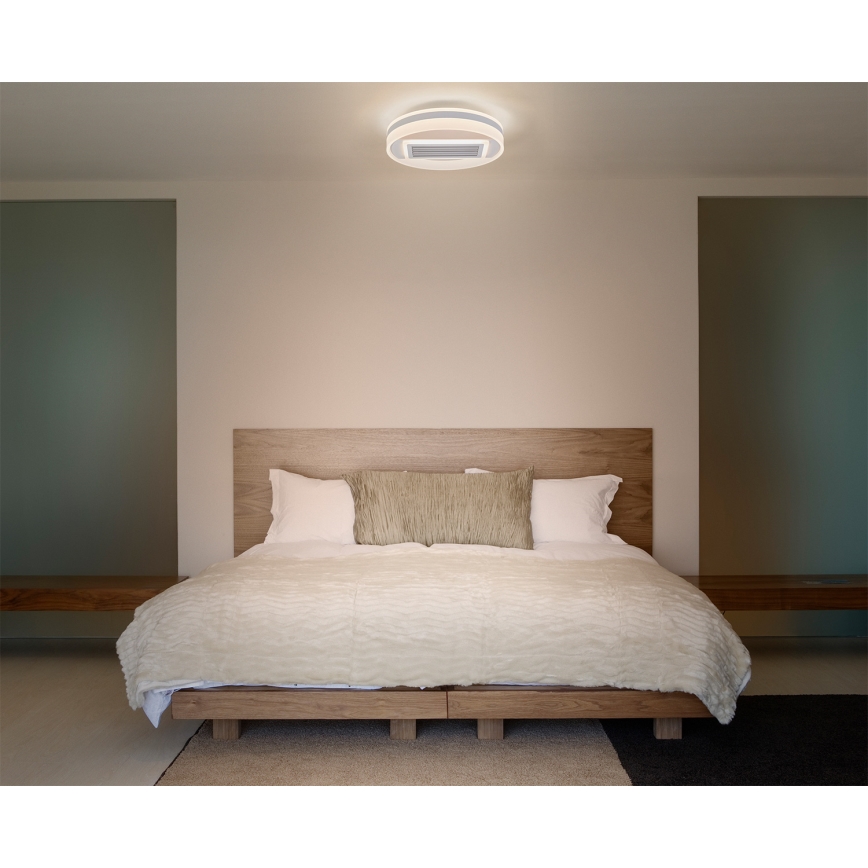 Osram - LED prigušiva plafonska lampa sa ventilatorom LED/55W/230V 3000-6500K bela + daljinski upravljač