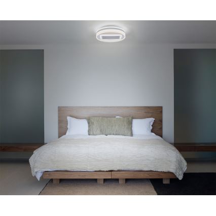 Osram - LED prigušiva plafonska lampa sa ventilatorom LED/55W/230V 3000-6500K bela + daljinski upravljač