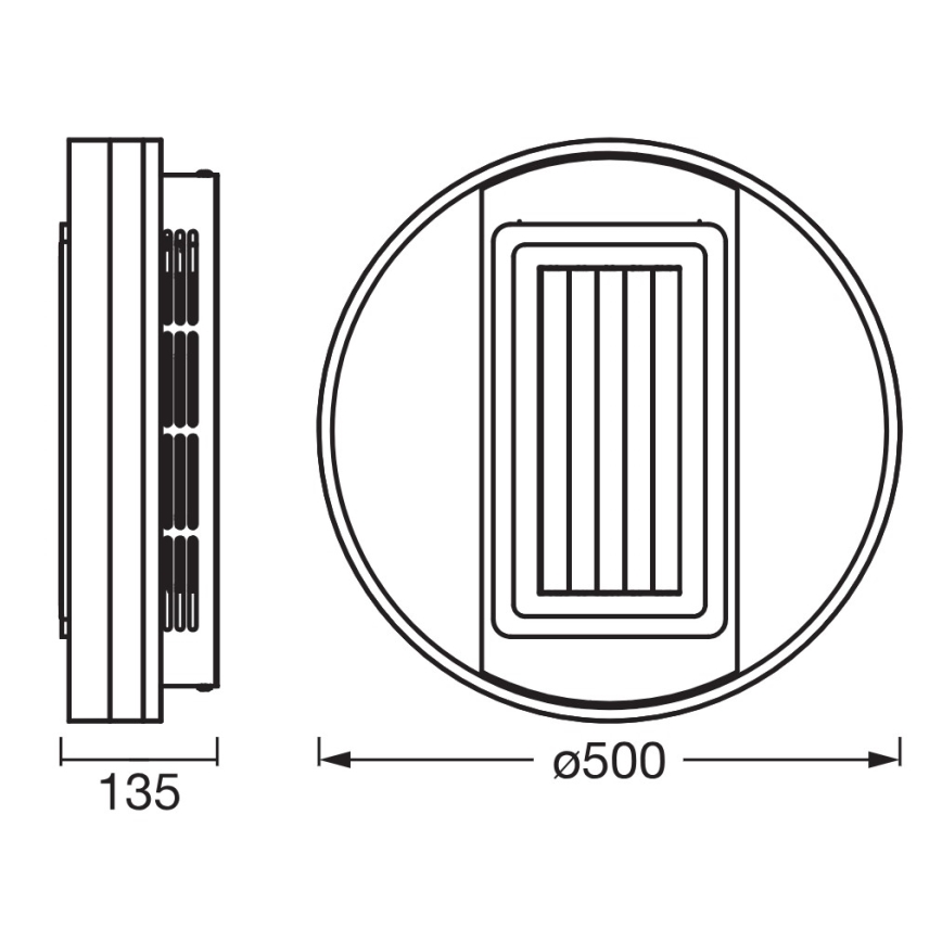 Osram - LED prigušiva plafonska lampa sa ventilatorom LED/55W/230V 3000-6500K bela + daljinski upravljač