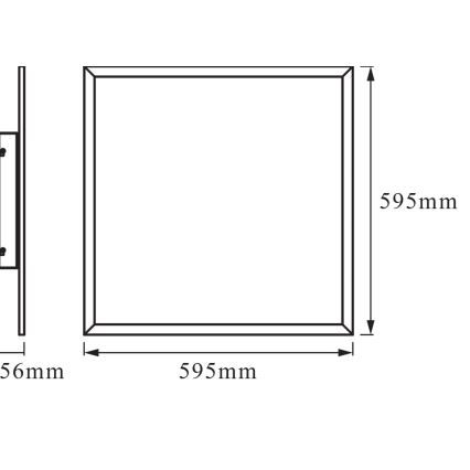 Osram - Prigušiva LED stropna svetiljka SMART+ PLANON LED/36W/230V 60x60 cm 3000-6500K Wi-Fi