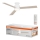 Osram - LED prigušiva. stropni ventilator BLADE LED/18W/230V 3000/4000/6000K + daljinski upravljač