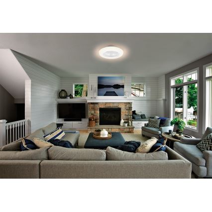 Osram - LED prigušiva plafonska lampa sa ventilatorom SMART+ LED/75W/230V 3000-6500K Wi-Fi + daljinski upravljač