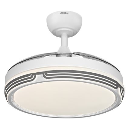 Osram - LED prigušiva plafonska svetiljka sa ventilatorom LEVECHE LED/36W/230V 3000/4000/6500K + daljinsko upravljanje
