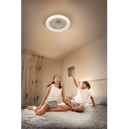 Osram - prigušiva LED plafonska svetiljka sa ventilatorom SOLANO LED/26W/230V 3000/4000/6500K + daljinski upravljač