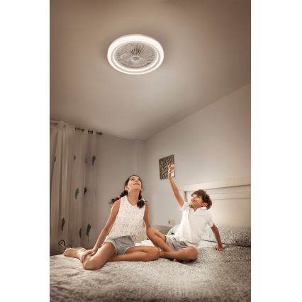 Osram - prigušiva LED plafonska svetiljka sa ventilatorom SOLANO LED/26W/230V 3000/4000/6500K + daljinski upravljač