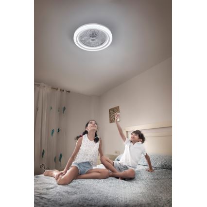 Osram - prigušiva LED plafonska svetiljka sa ventilatorom SOLANO LED/26W/230V 3000/4000/6500K + daljinski upravljač