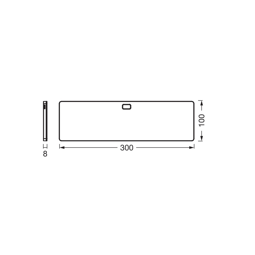 Osram - LED prigušiva svetiljka za montažu ispod ormarića sa senzorom pokreta UNDERCABINET LED/5W/230V 3000/4000/6500K 10x30 cm bela