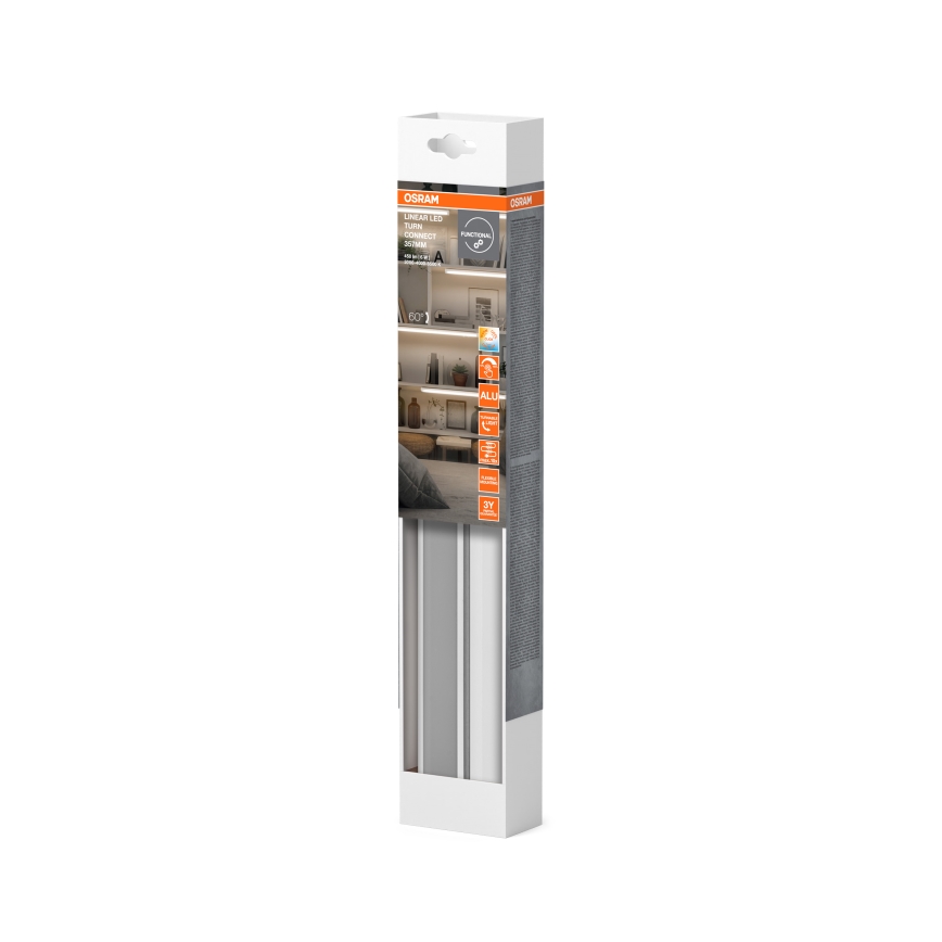 Osram - LED prigušiva svetiljka za montažu ispod ormarića LINEAR TURN LED/6W/230V 3000/4000/6500K 35 cm bela