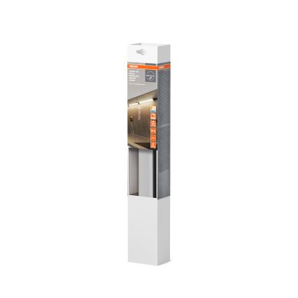 Osram - LED prigušiva podkuhinjska lampa sa senzorom pokreta LINEAR ANGLE LED/5W/230V 3000/4000/6500K 35 cm crna