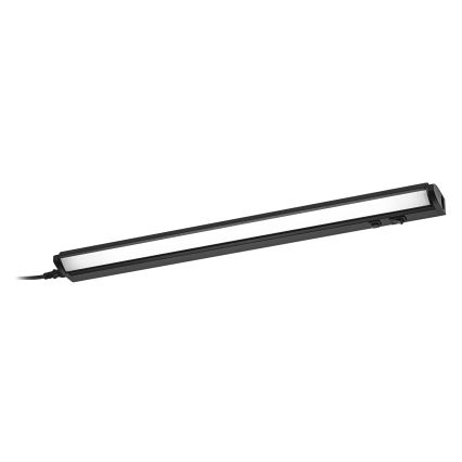 Osram - LED prigušiva svetiljka za ugradnju ispod ormarića LINEAR TURN LED/10W/230V 3000/4000/6500K 55 cm crna