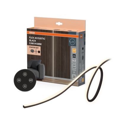 Osram - LED prigušiva traka FLEX ACOUSTIC 2,6m LED/29W/230V + daljinski upravljač