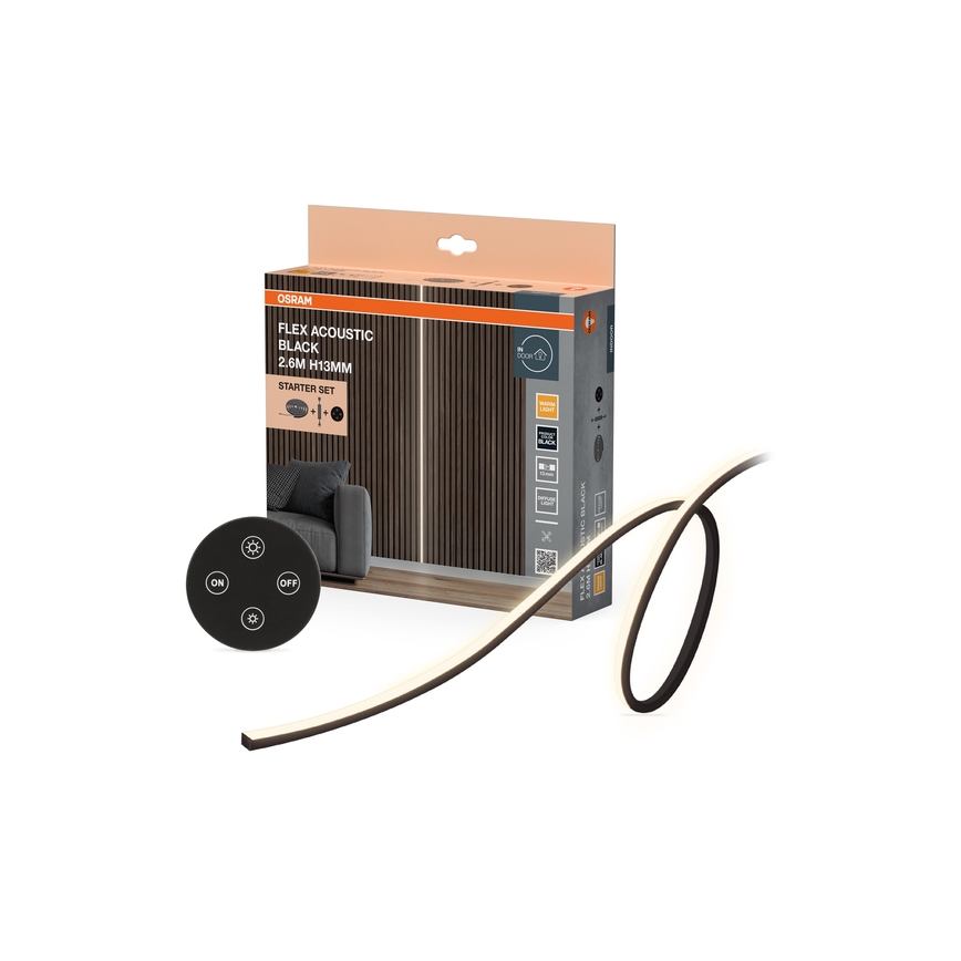 Osram - LED prigušiva traka FLEX ACOUSTIC 2,6m LED/29W/230V + daljinski upravljač