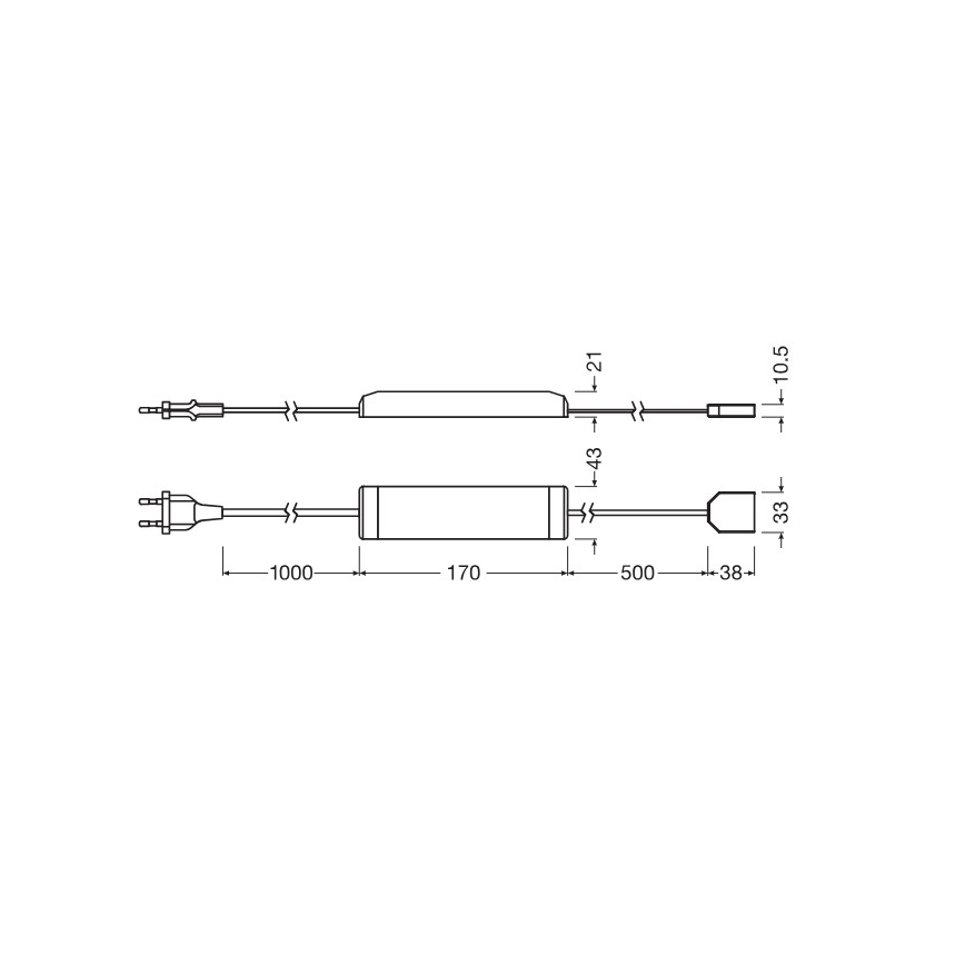 Osram - LED prigušiva traka FLEX ACOUSTIC 2,6m LED/29W/230V + daljinski upravljač