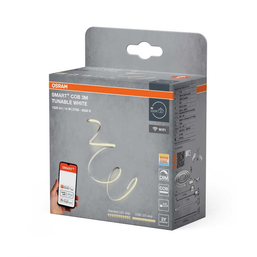 Osram - LED prigušiva traka SMART+ COB 3m LED/14W/230V 2700-6500K Wi-Fi