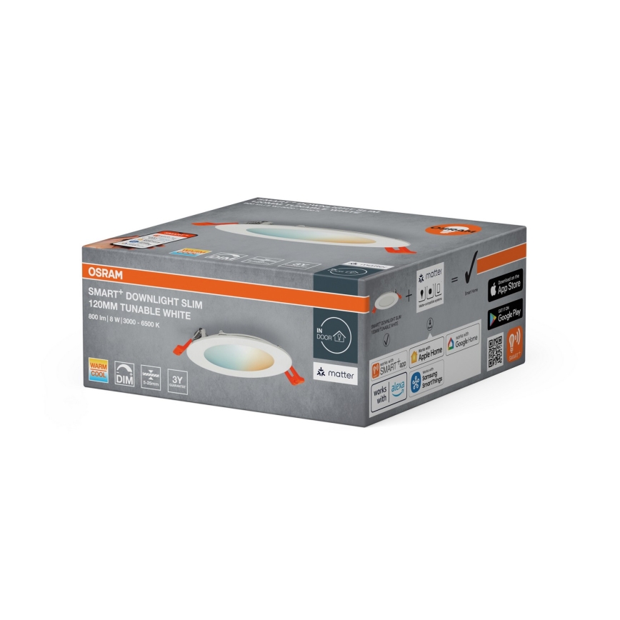 Osram - LED prigušiva ugradno plafonsko svetlo SMART+ DOWNLIGHT LED/8W/230V 3000-6500K Wi-Fi
