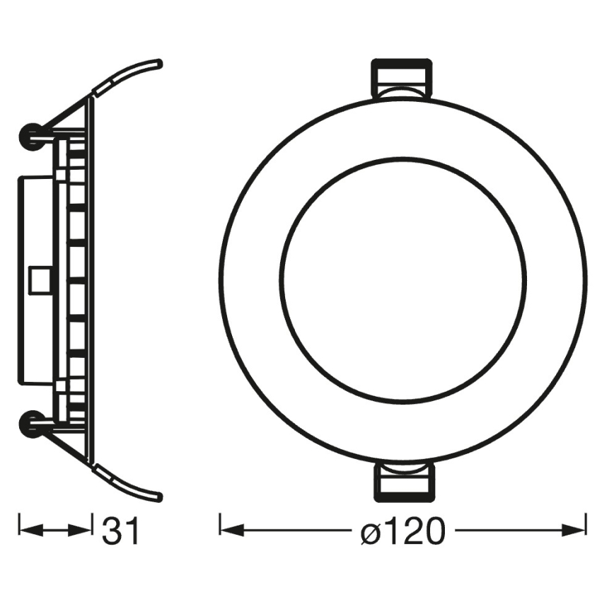 Osram - LED prigušiva ugradno plafonsko svetlo SMART+ DOWNLIGHT LED/8W/230V 3000-6500K Wi-Fi