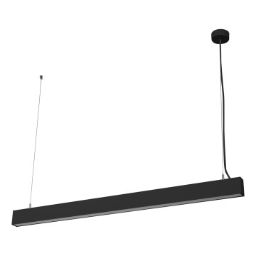 Osram - LED prigušiva viseća lampa na sajli OFFICE LINE LED/42W/230V 4000K 112,6 cm crna