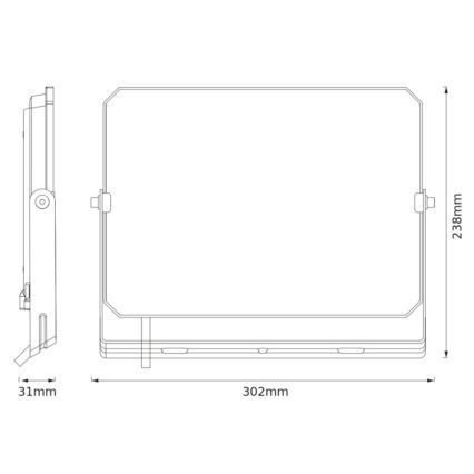 Osram - LED reflektor FLOODLIGHT LED/100W/230V 3000K IP65