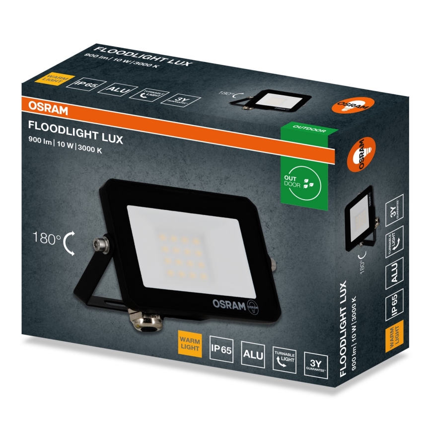 Osram - LED reflektor FLOODLIGHT LED/10W/230V 3000K IP65