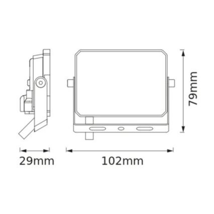 Osram - LED reflektor FLOODLIGHT LED/10W/230V 3000K IP65