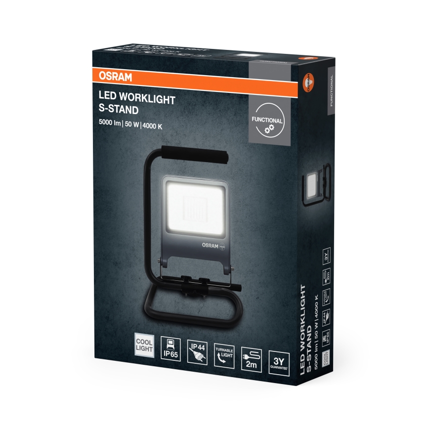 Osram - LED reflektor sa držačem S-STAND LED/50W/230V 4000K IP65 antracit