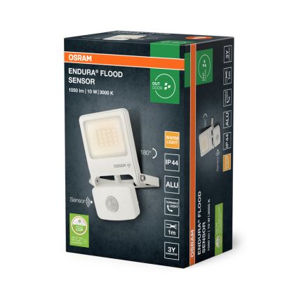 Osram - LED reflektor sa senzorom ENDURA LED/10W/230V 3000K IP44