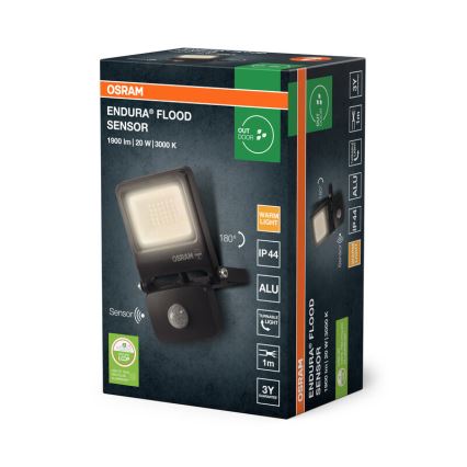 Osram - LED reflektor sa senzorom ENDURA LED/20W/230V 3000K IP44