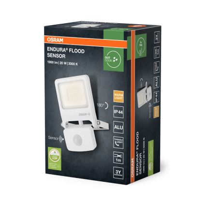 Osram - LED reflektor sa senzorom ENDURA LED/20W/230V 3000K IP44