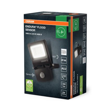 Osram - LED reflektor sa senzorom ENDURA LED/20W/230V 4000K IP44