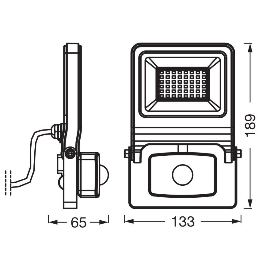 Osram - LED reflektor sa senzorom ENDURA LED/30W/230V 3000K IP44