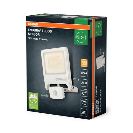 Osram - LED reflektor sa senzorom ENDURA LED/50W/230V 3000K IP44