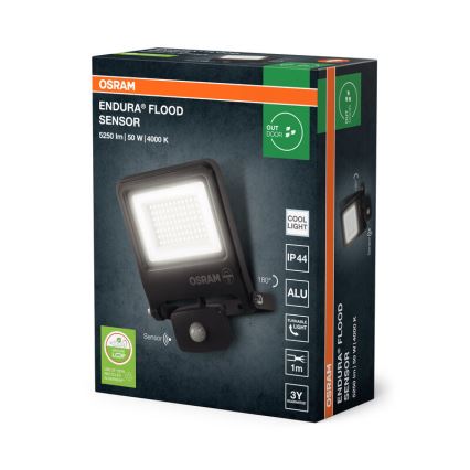Osram - LED reflektor sa senzorom ENDURA LED/50W/230V 4000K IP44